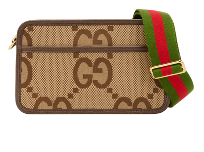 Mini Bag, &pound;850, Handbags, Beige/Brown, Canvas, Front view